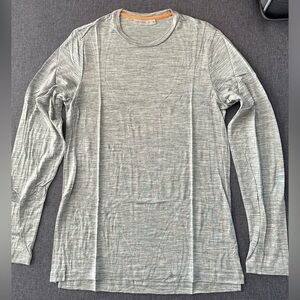 Icebreaker Light Gray Long Sleeve Shirt